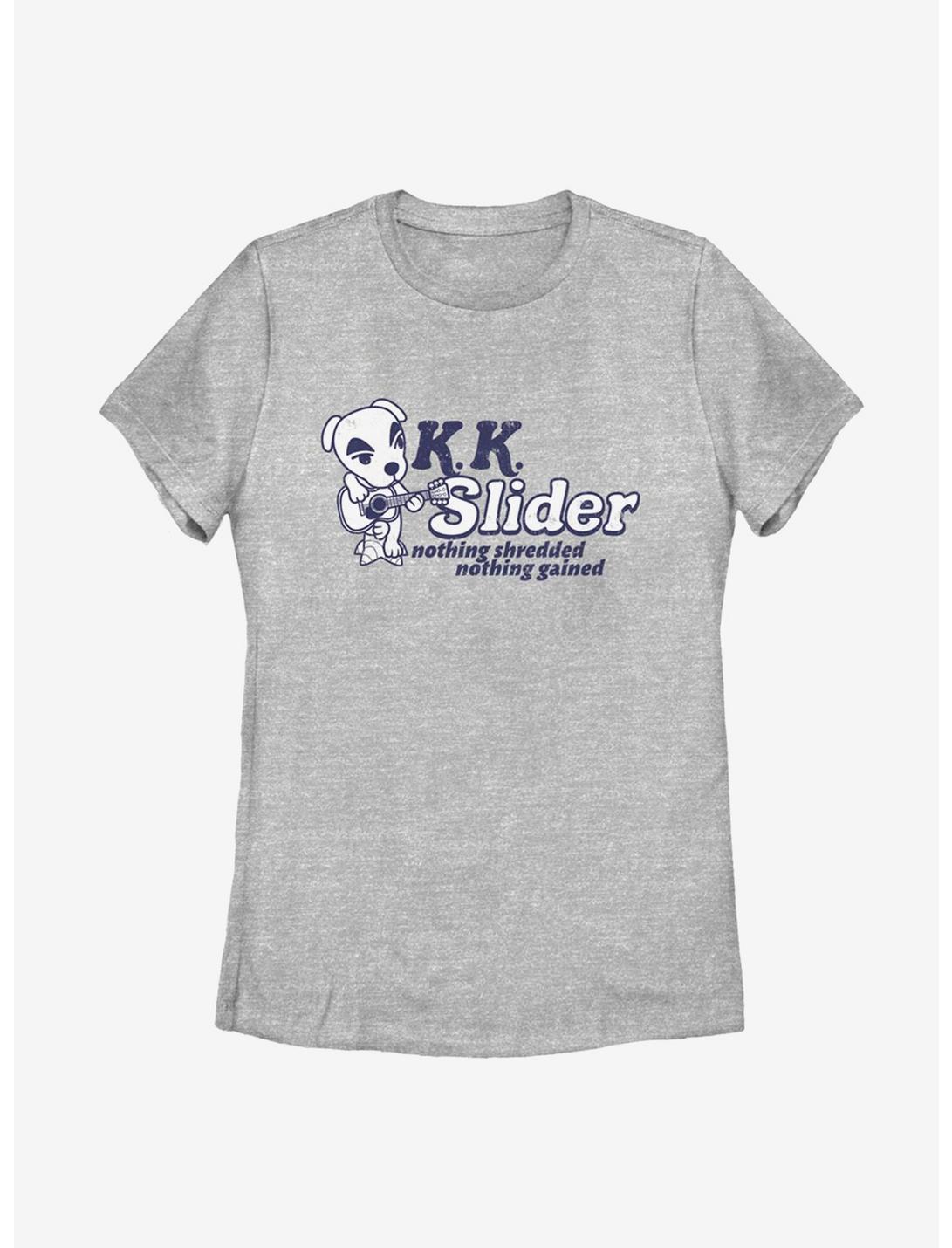 Animal Crossing K.K. Slider Nothing Shredded Womens T-Shirt, ATH HTR, hi-res