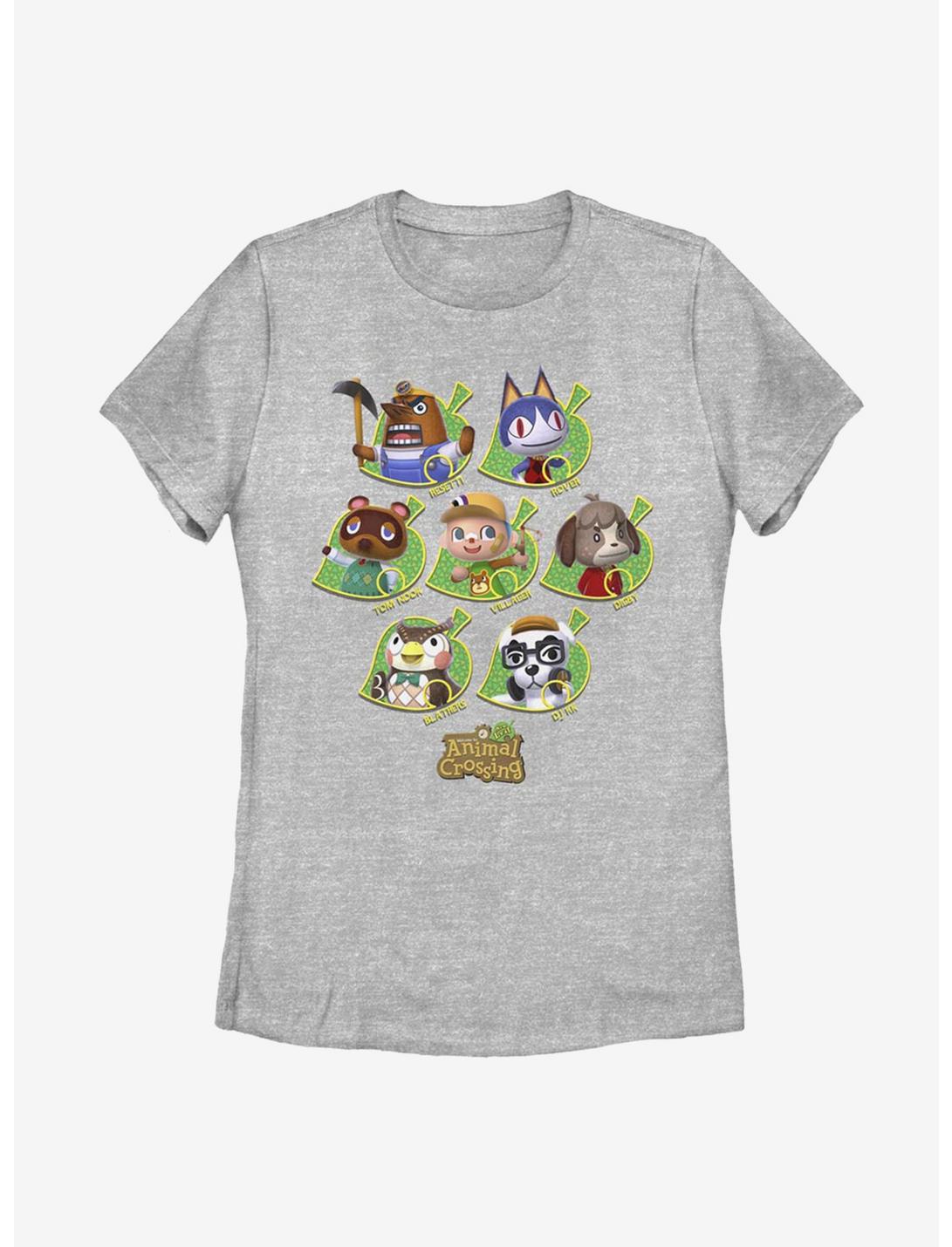 Animal Crossing New Leaves Womens T-Shirt, ATH HTR, hi-res