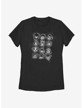 Animal Crossing Villager Stencil Womens T-Shirt, , hi-res