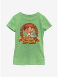 Animal Crossing: New Horizons Villager Emblem Youth Girls T-Shirt, GREEN APPLE, hi-res