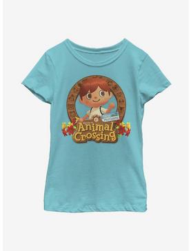Animal Crossing: New Horizons Villager Emblem Youth Girls T-Shirt, , hi-res