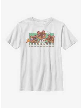 Animal Crossing: New Horizons Nook Family Youth T-Shirt, , hi-res