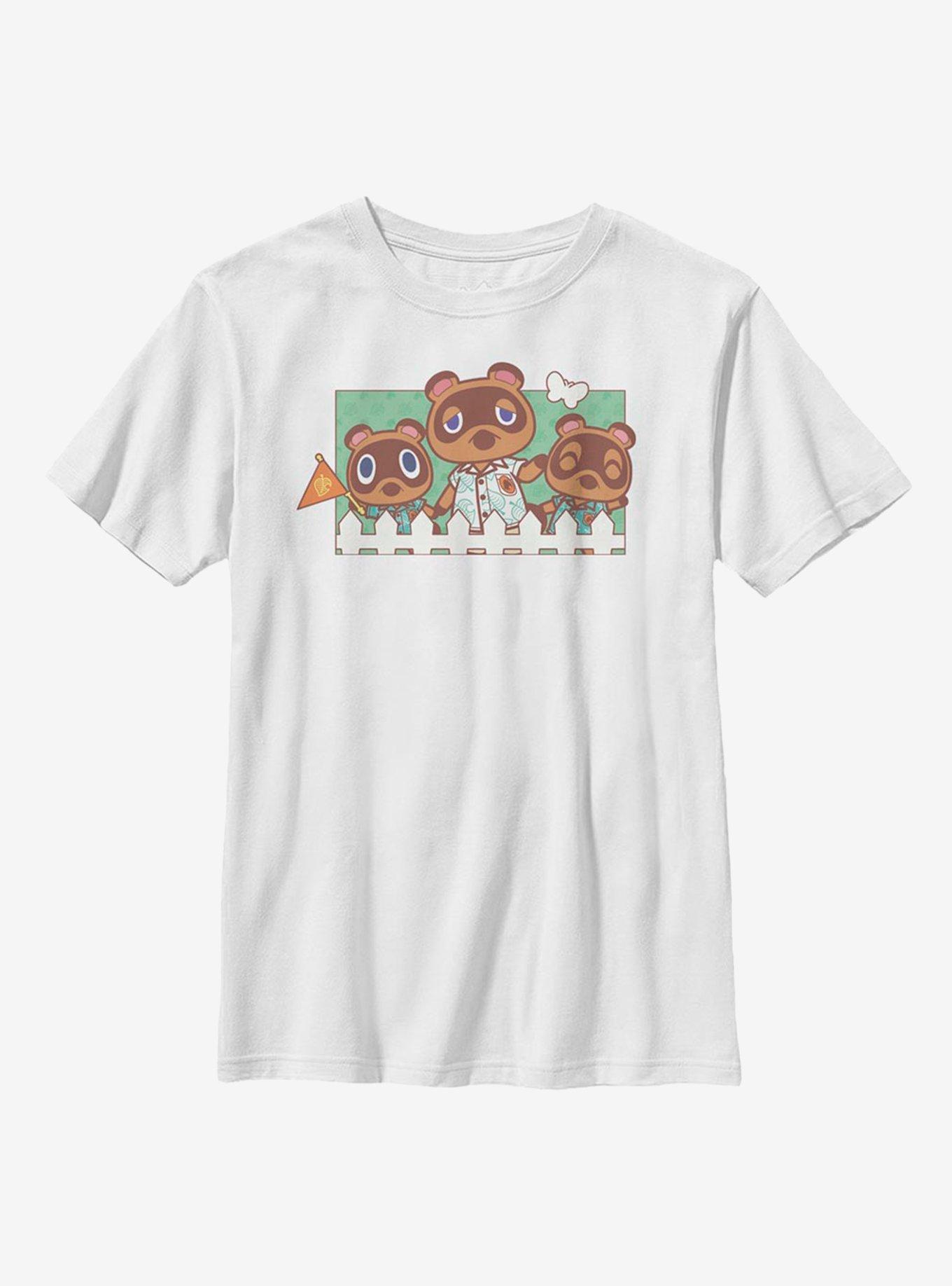 Animal Crossing: New Horizons Nook Family Youth T-Shirt, , hi-res