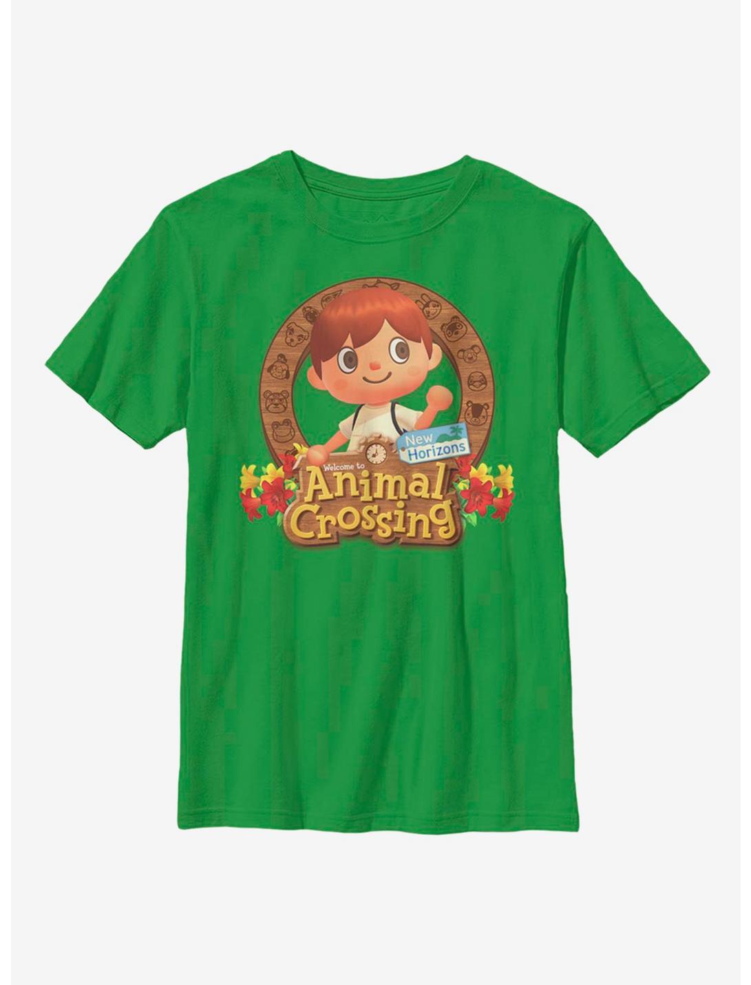 Animal Crossing: New Horizons Villager Emblem Youth T-Shirt, KELLY, hi-res