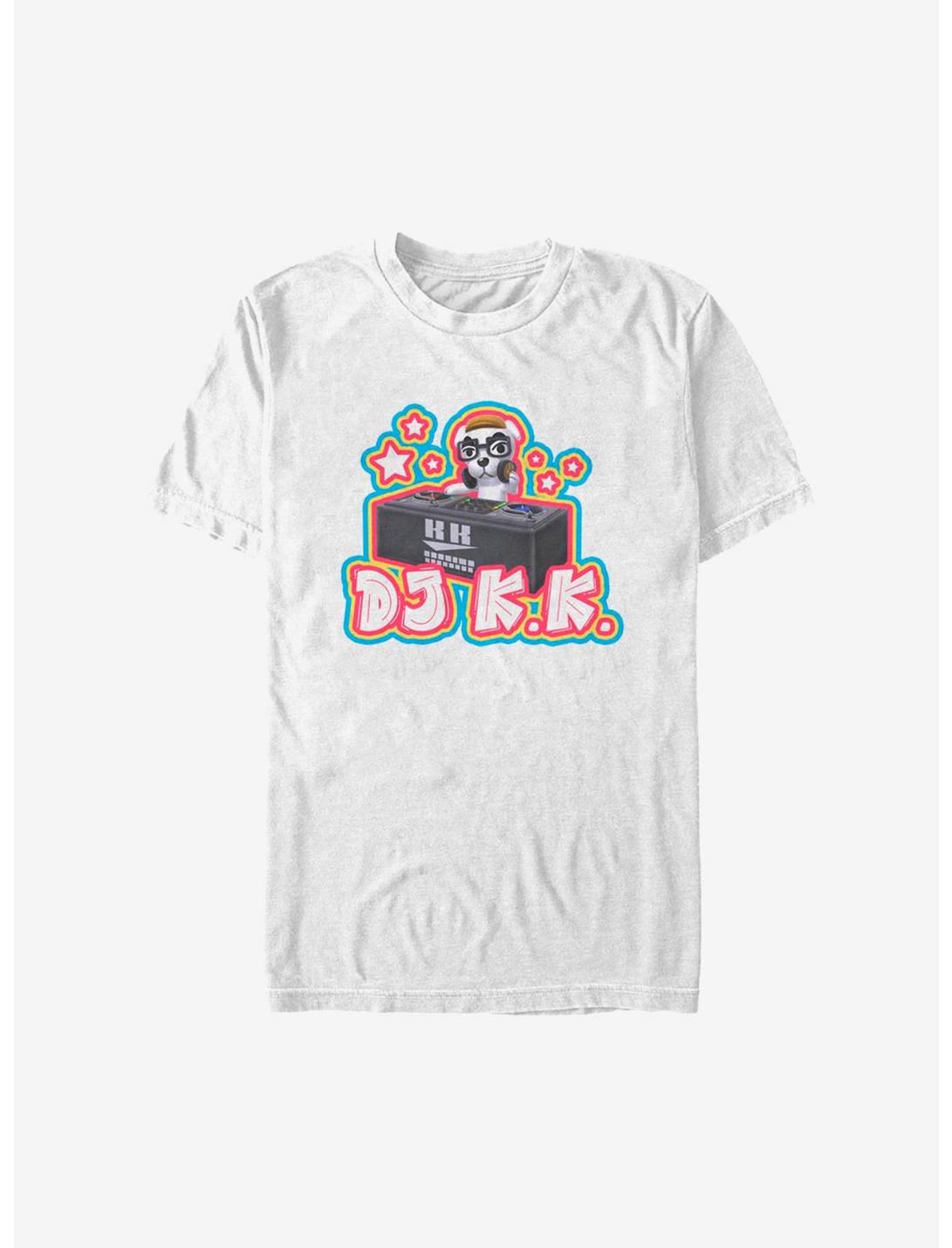 Animal Crossing DJ K.K. Starry Pop T-Shirt, WHITE, hi-res