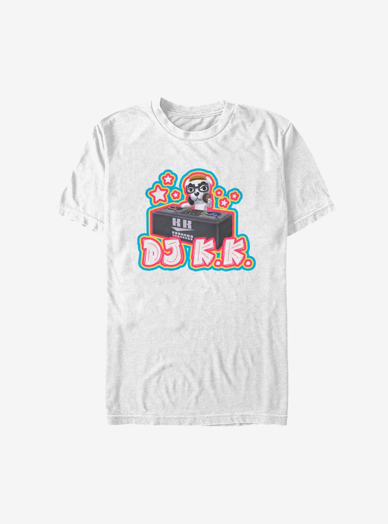 Animal Crossing DJ K.K. Starry Pop T-Shirt, WHITE, hi-res