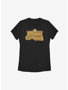 Animal Crossing Classic Welcome Sign Womens T-Shirt, , hi-res
