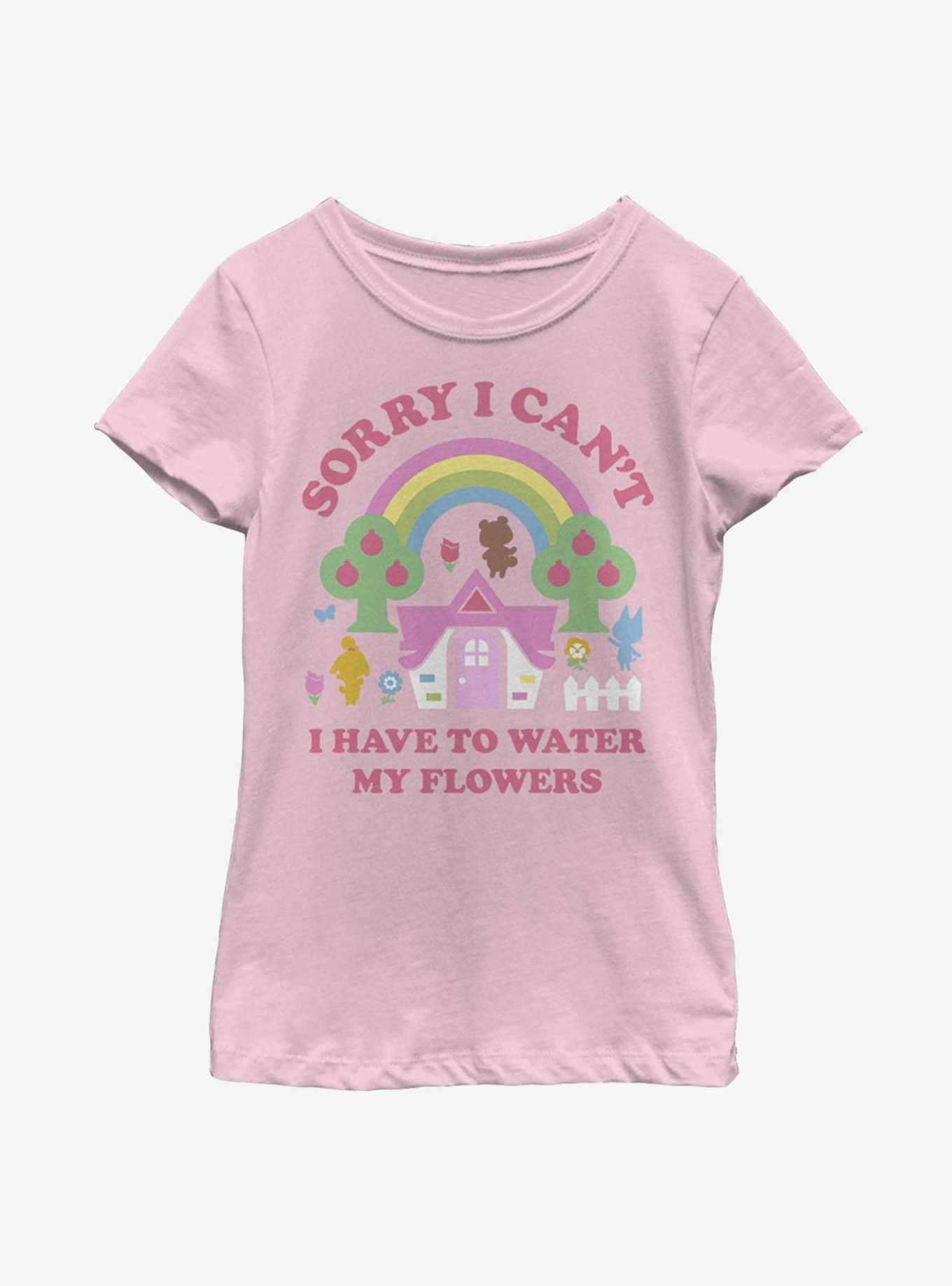 Animal Crossing Have To Water My Flowers Youth Girls T-Shirt, , hi-res