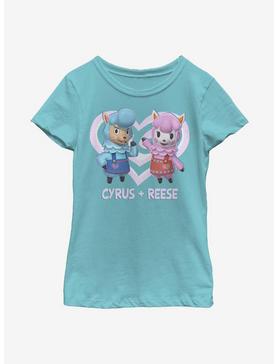 Animal Crossing Cyrus And Reese Youth Girls T-Shirt, , hi-res