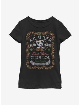 Animal Crossing K.K. Slider Poster Youth Girls T-Shirt, , hi-res