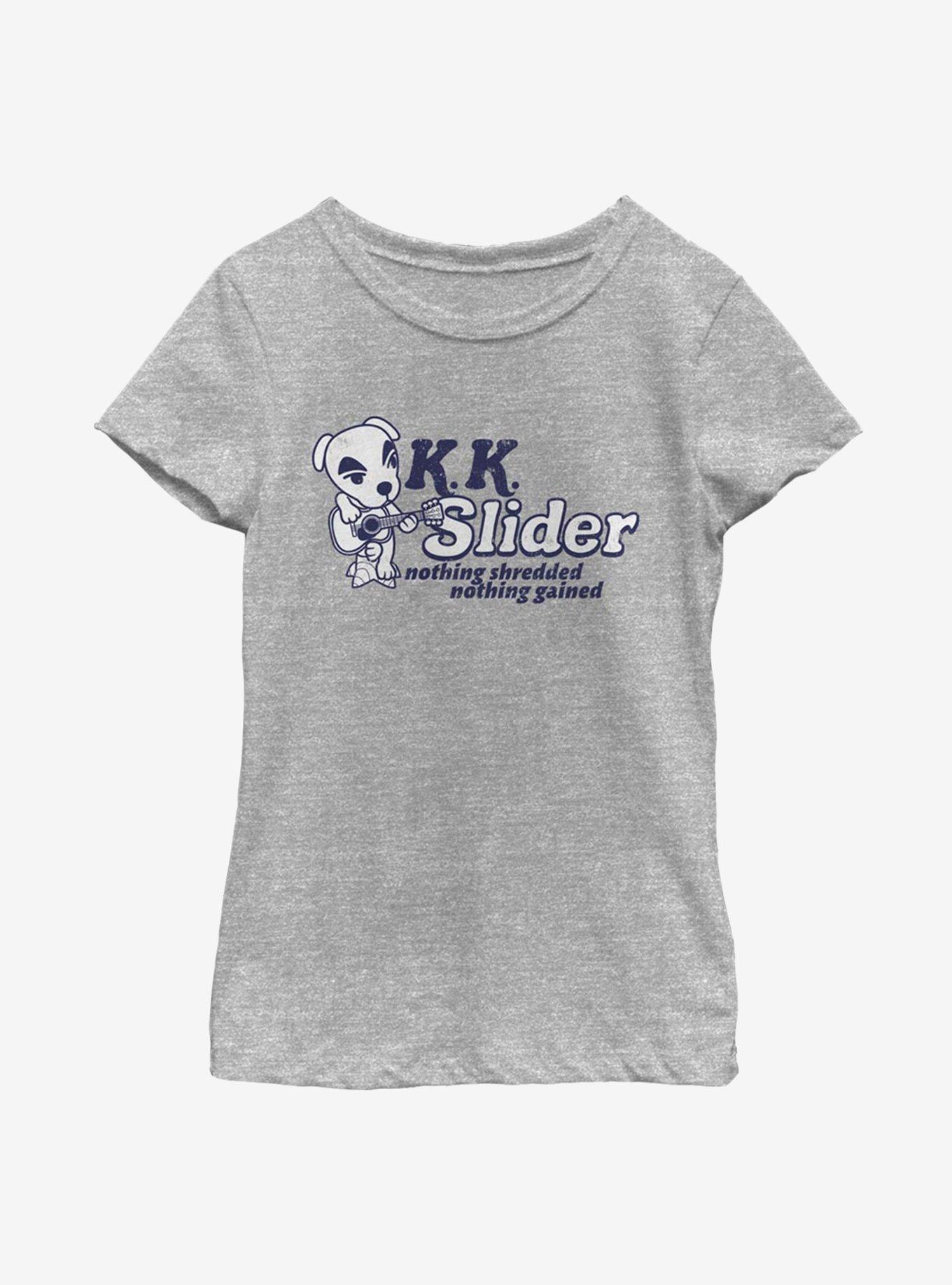 Animal Crossing K.K. Slider Nothing Shredded Youth Girls T-Shirt, ATH HTR, hi-res