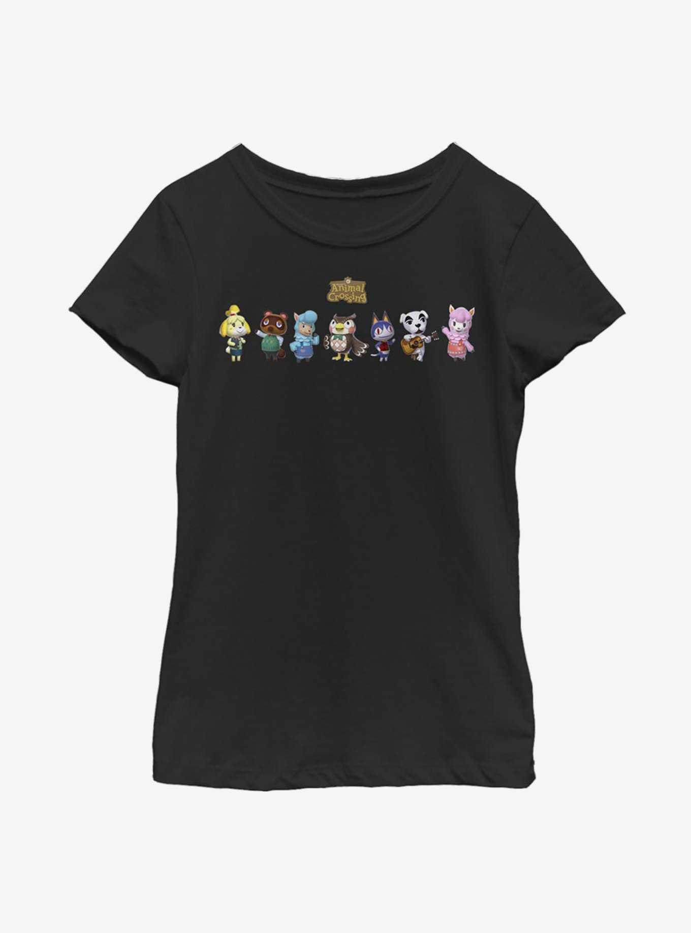 Animal Crossing Friendly Neighbors Youth Girls T-Shirt, , hi-res