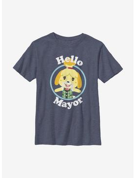 Plus Size Animal Crossing Isabelle Hello Mayor Youth T-Shirt, , hi-res