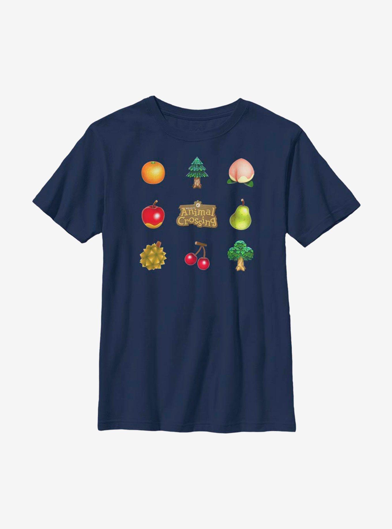 Animal Crossing Fruit And Trees Youth T-Shirt, , hi-res