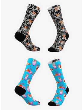 Exotic Corgi and Blue Corgi Socks 2 Pairs, , hi-res