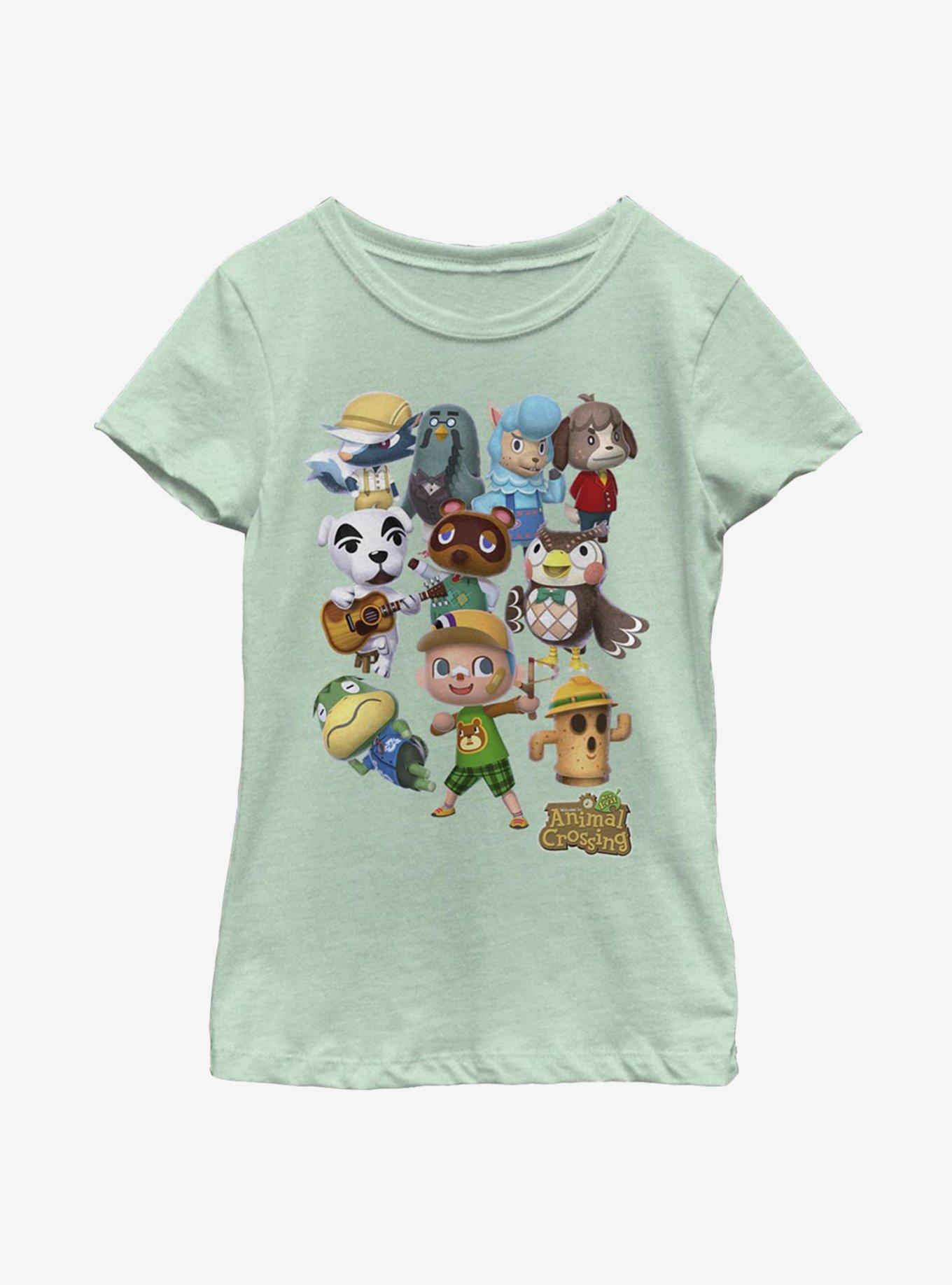 Animal Crossing Welcome Back Youth Girls T-Shirt, , hi-res