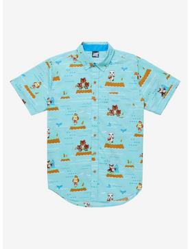 Nintendo Animal Crossing: New Horizons Scenic Woven Button-Up - BoxLunch Exclusive, , hi-res