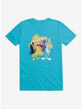 Looney Tunes Daffy Duck Bugs Bunny Paintball T-Shirt, CARRIBEAN BLUE, hi-res