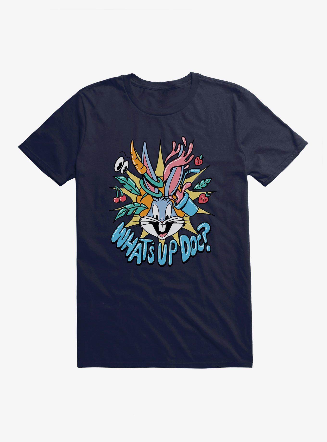 Looney Tunes Bugs Bunny What's Up Doc T-Shirt, NAVY, hi-res