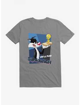 Looney Tunes Sylvester Tweety Play Sandwich T-Shirt, , hi-res
