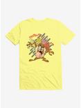 Looney Tunes Tasmanian Devil Tantrum T-Shirt, SPRING YELLOW, hi-res