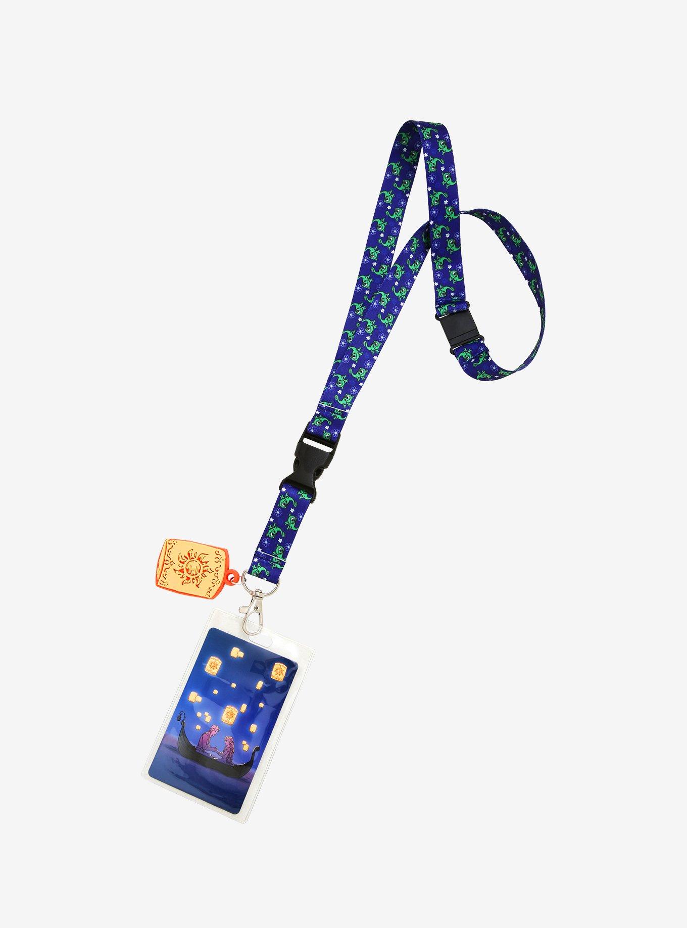 Tangled Pascal Flowers Loungefly Cardholder Lanyard - Disney Pins Blog