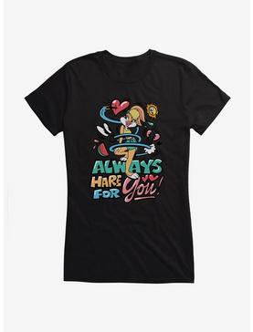 Looney Tunes Lola Bunny Here For You Girls T-Shirt, BLACK, hi-res