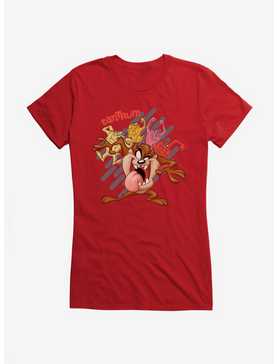 Looney Tunes Tasmanian Devil Tantrum Girls T-Shirt, , hi-res