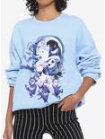The Nightmare Before Christmas Lavender Print Girls Sweatshirt, MULTI, hi-res