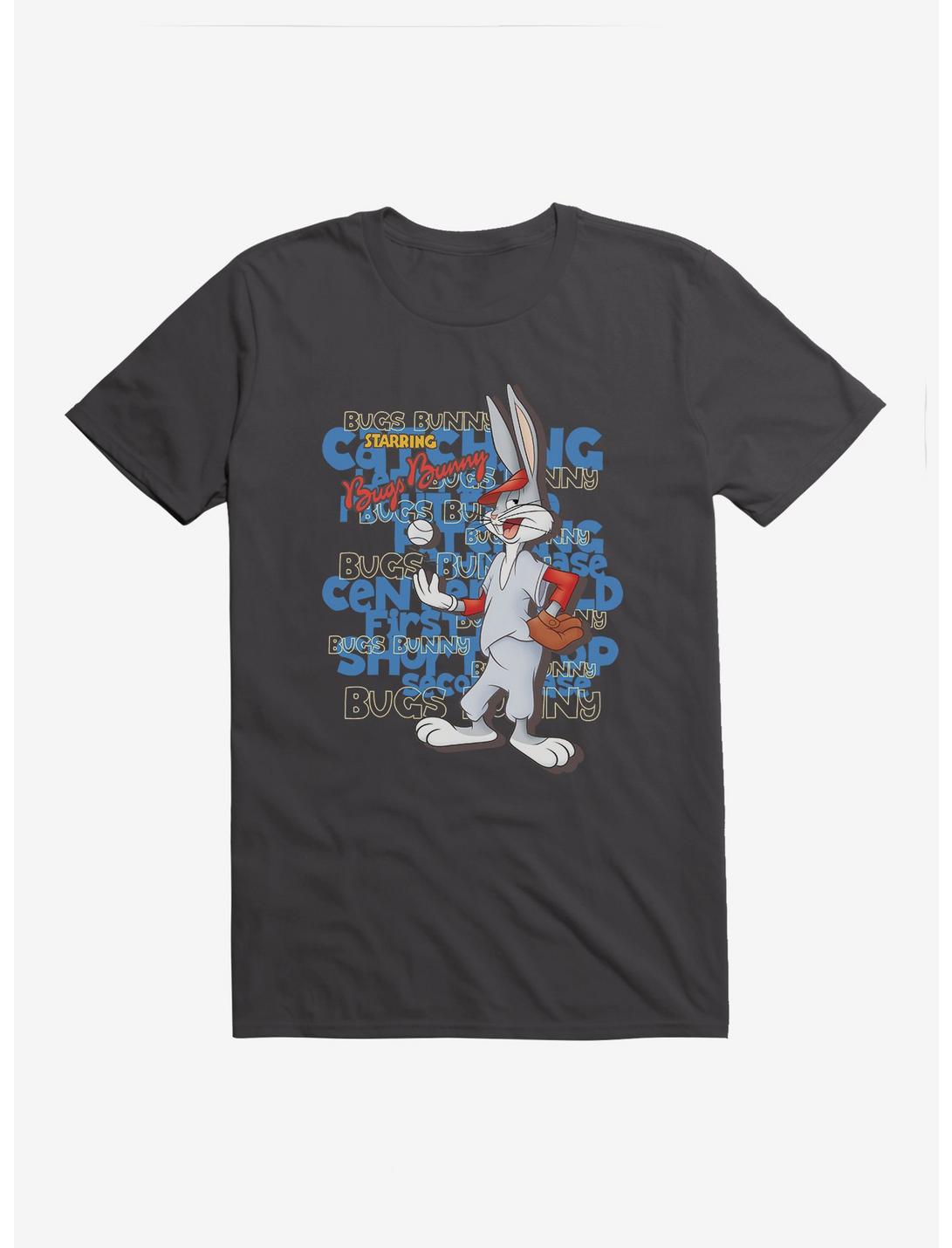 Looney Tunes Bugs Bunny Baseball T-Shirt, DARK GREY, hi-res
