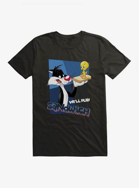 Looney Tunes Sylvester Tweety Play Sandwich T-Shirt | BoxLunch
