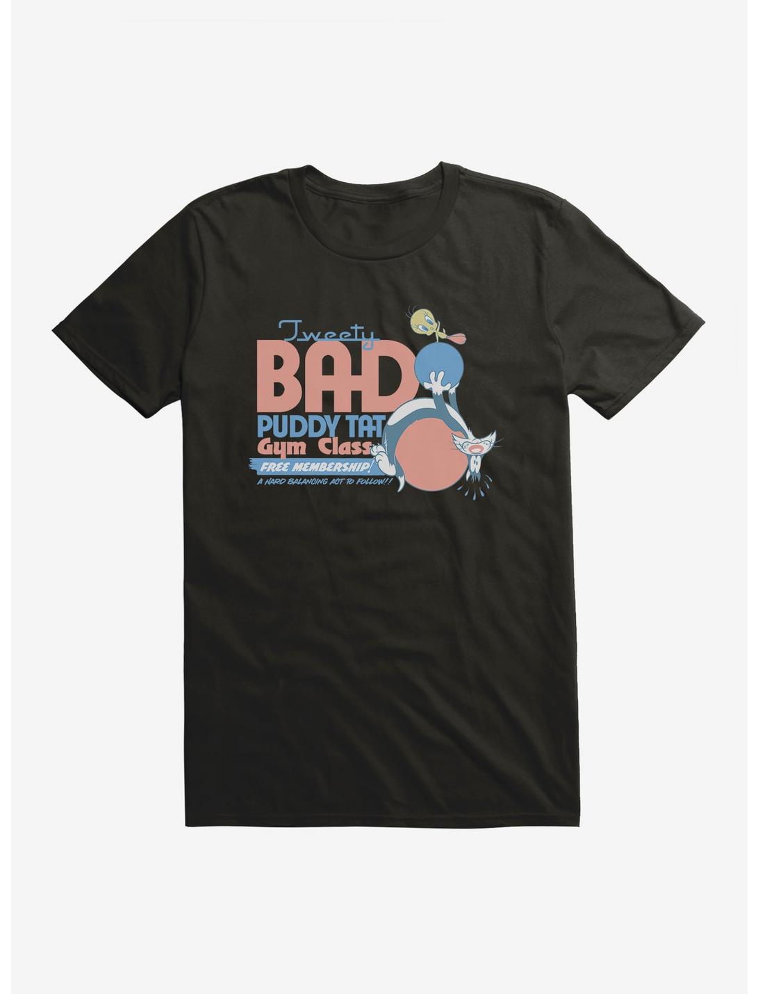 Looney Tunes Tweety Bad Puddy Tat Gym T-Shirt, BLACK, hi-res