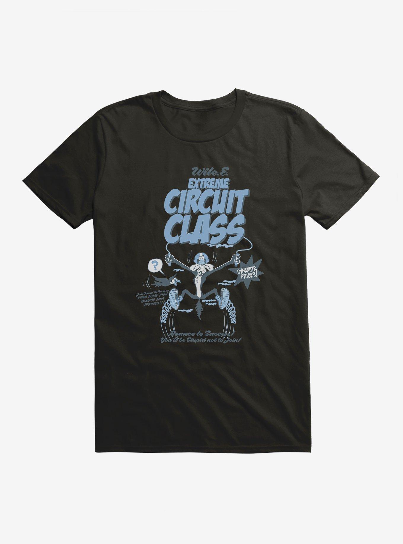 Looney Tunes Wile E. Extreme Circuit Class T-Shirt, BLACK, hi-res