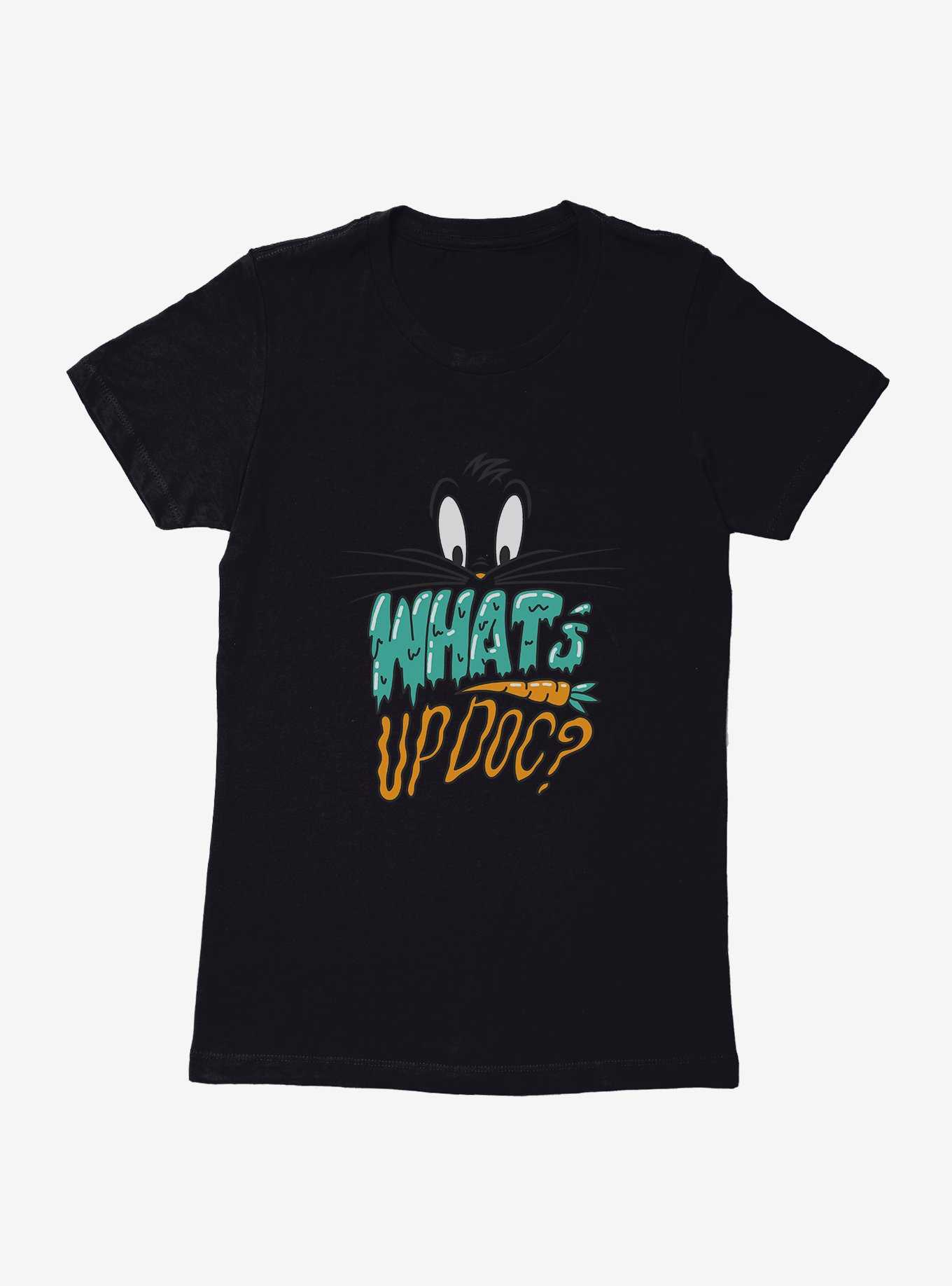 Looney Tunes Bugs Bunny Face What's Up Doc Womens T-Shirt, , hi-res
