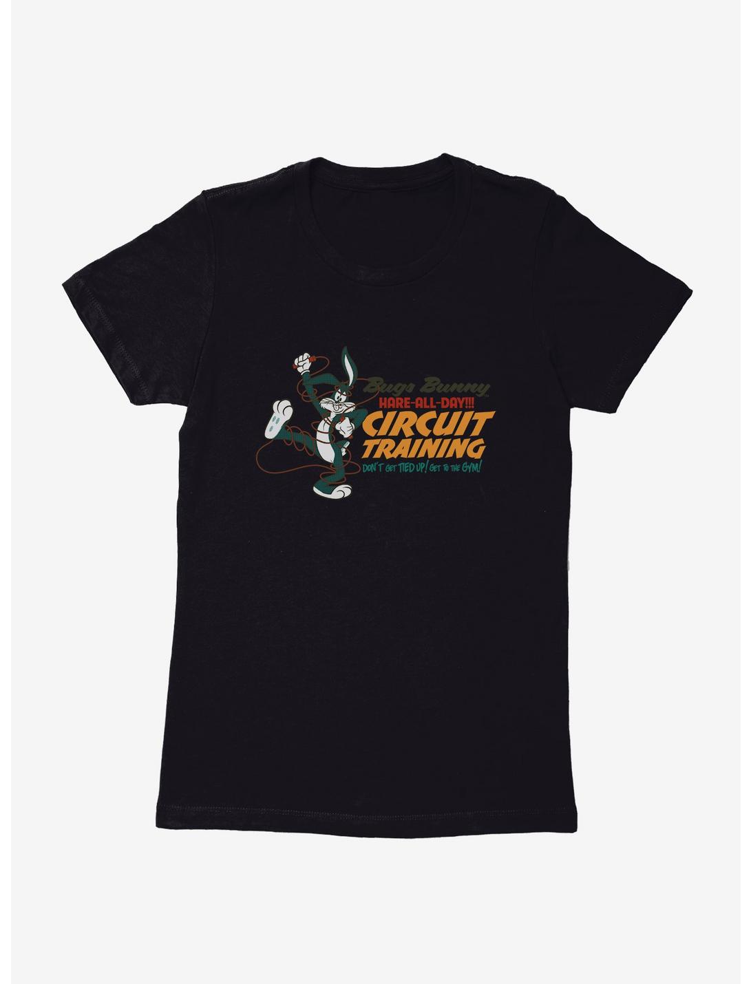 Looney Tunes Bugs Bunny Circuit Training Womens T-Shirt, BLACK, hi-res