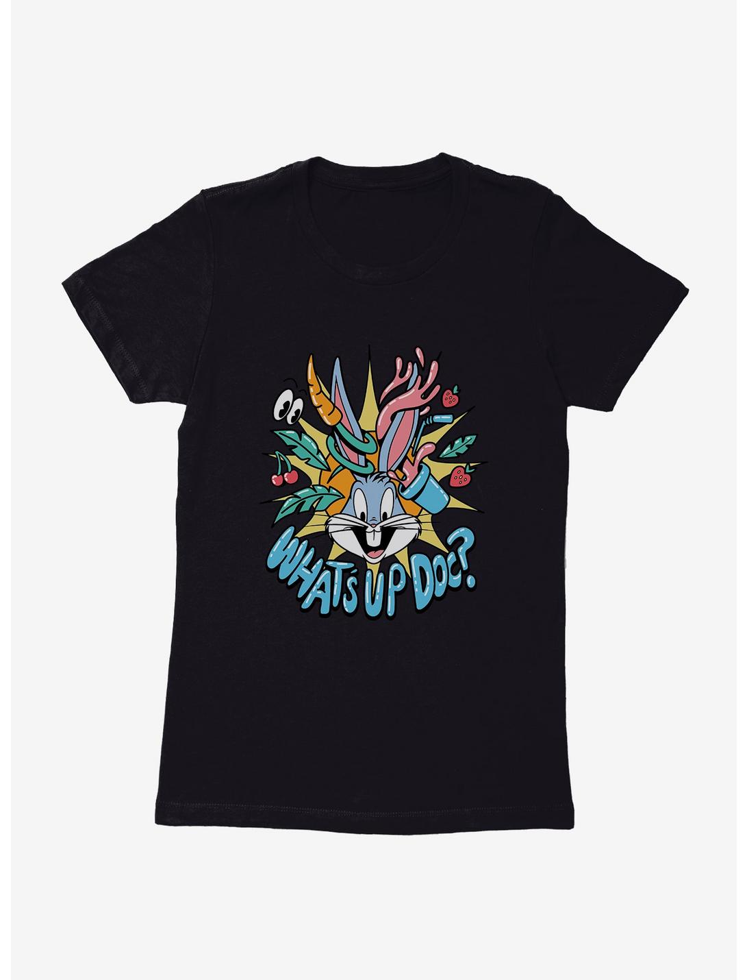 Looney Tunes Bugs Bunny What's Up Doc Womens T-Shirt, BLACK, hi-res