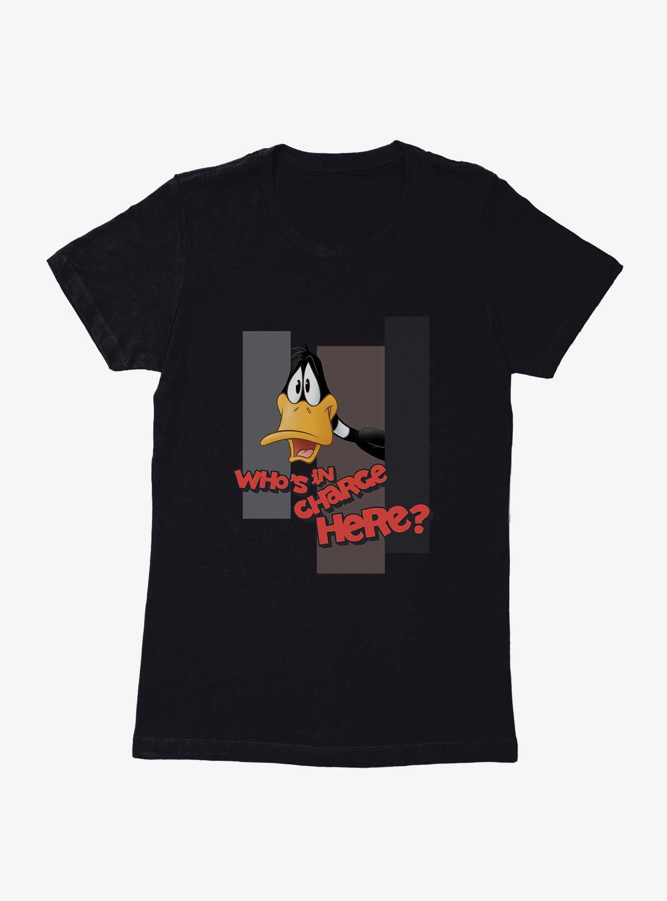 Looney Tunes Daffy Duck Who's In Charge Womens T-Shirt, , hi-res