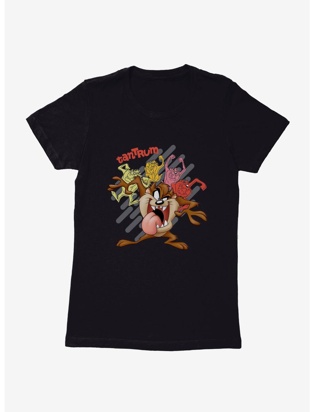 Looney Tunes Tasmanian Devil Tantrum Womens T-Shirt, BLACK, hi-res