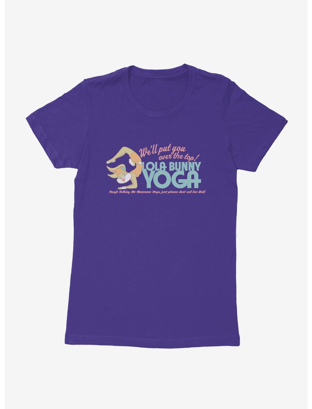 Looney Tunes Lola Bunny Yoga Womens T-Shirt, PURPLE RUSH, hi-res