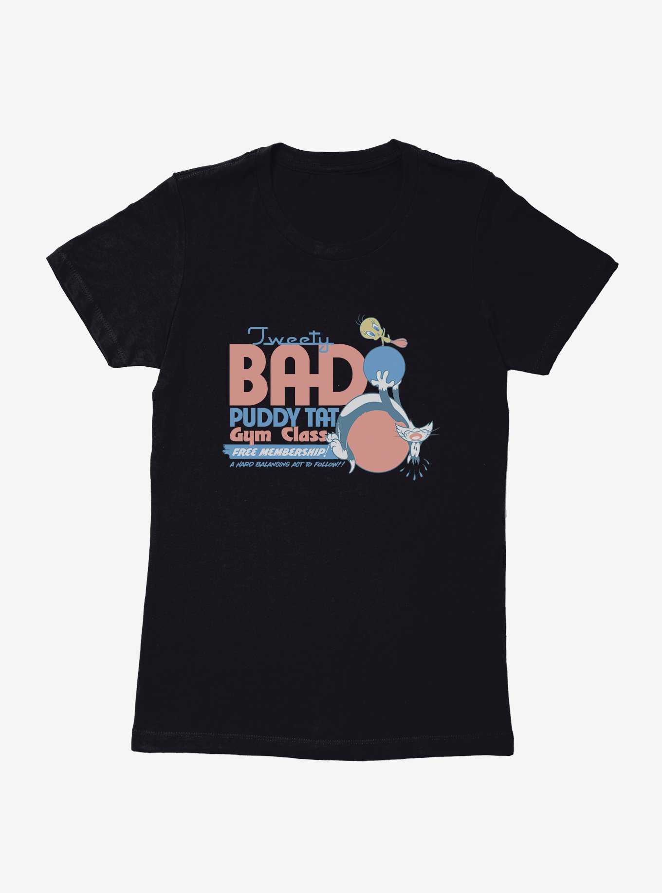 Looney Tunes Tweety Bad Puddy Tat Gym Womens T-Shirt, , hi-res