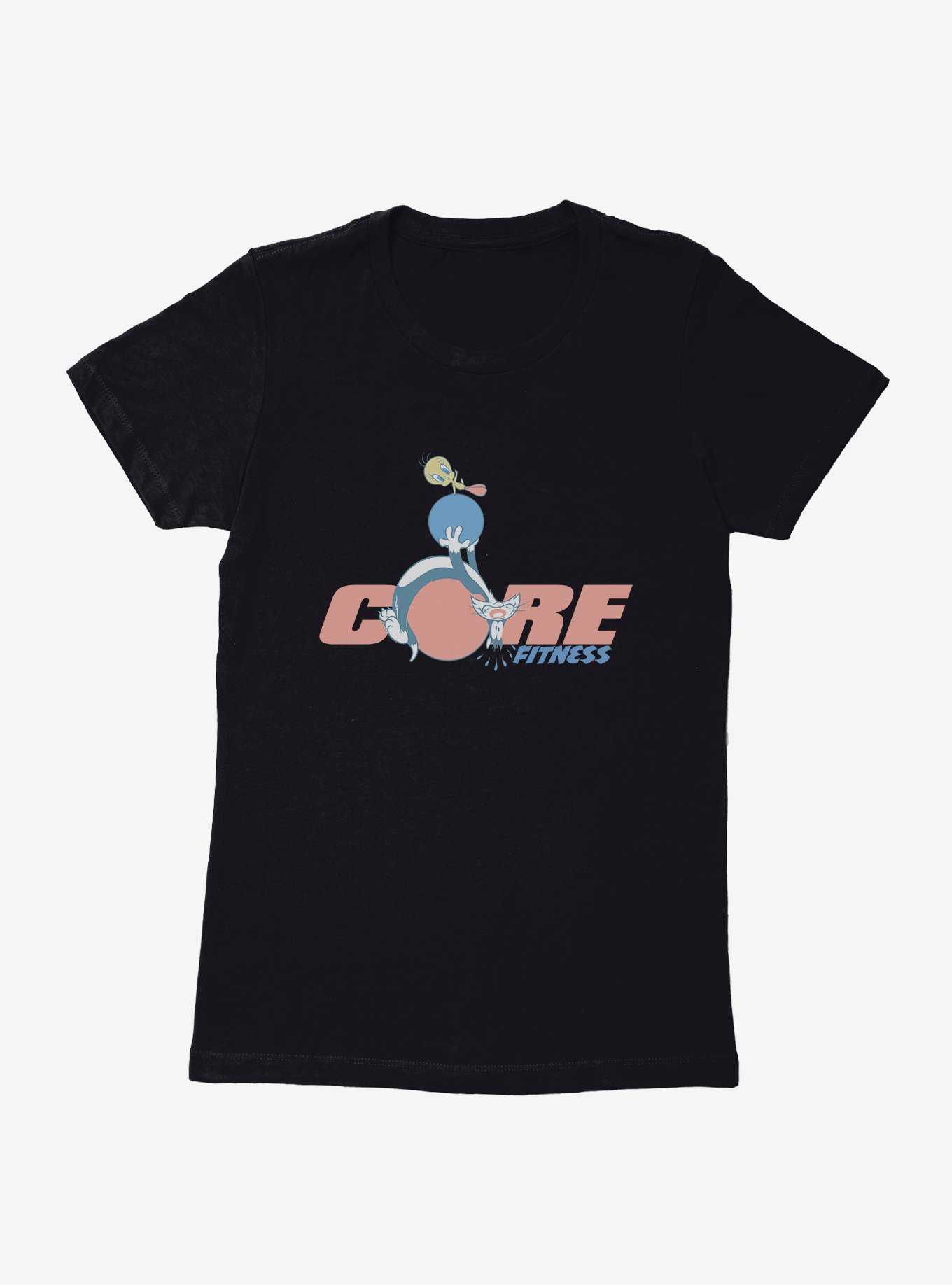 Looney Tunes Tweety Sylvester Core Fitness Womens T-Shirt, , hi-res