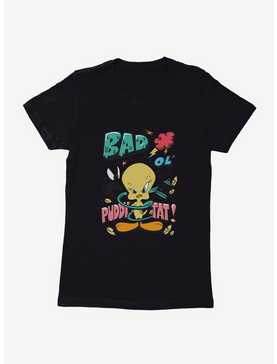 Looney Tunes Tweety Bird Bad Puddy Tat Womens T-Shirt, , hi-res