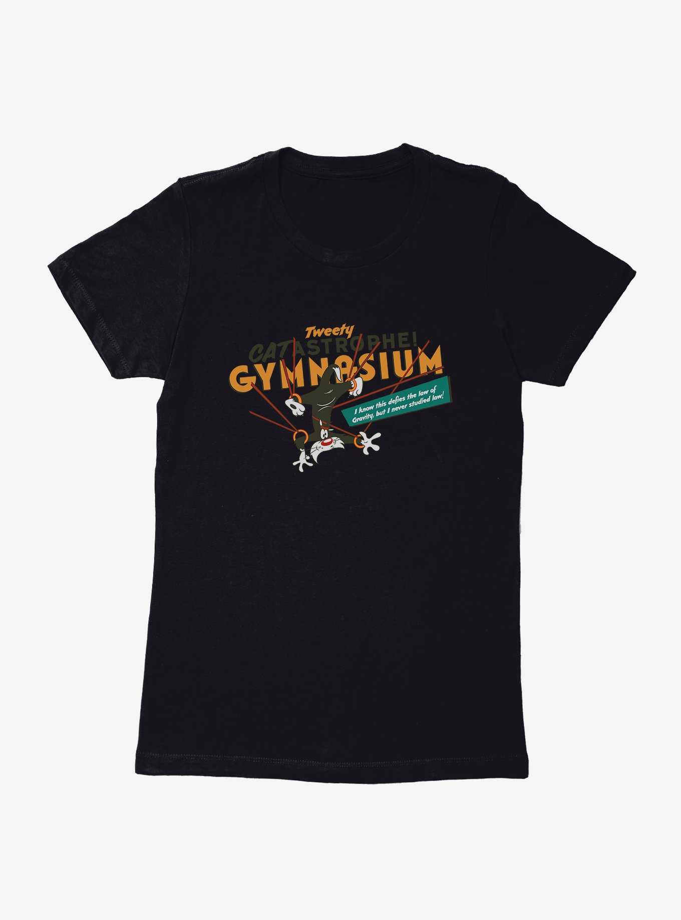 Looney Tunes Tweety Sylvester Gymnasium Womens T-Shirt, , hi-res