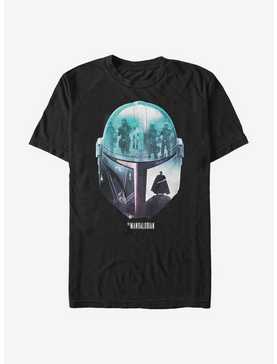 Star Wars The Mandalorian The Child Helmet Sunset T-Shirt, , hi-res