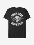 Star Wars The Mandalorian Yoda Best Dad T-Shirt, BLACK, hi-res