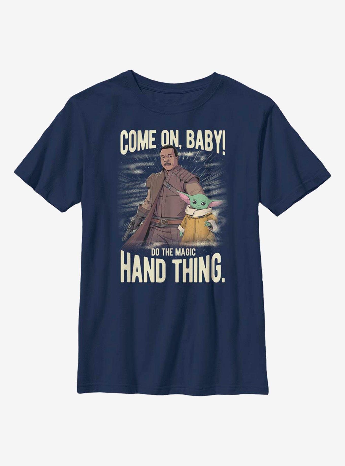 Star Wars The Mandalorian The Child Hand Thing Youth T-Shirt