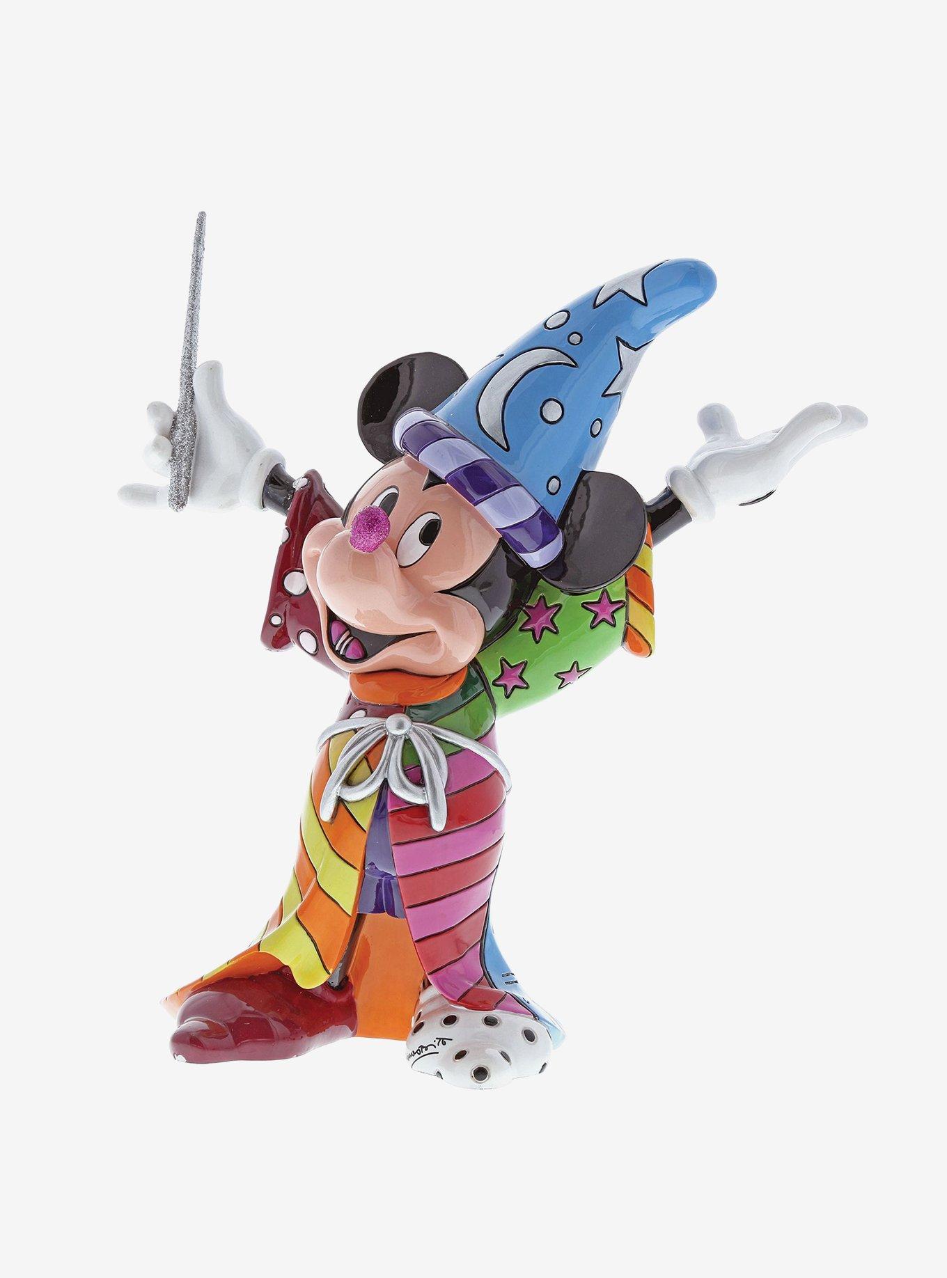 Disney Mickey Mouse Romero Britto Sorcerer Mickey Figurine, , hi-res