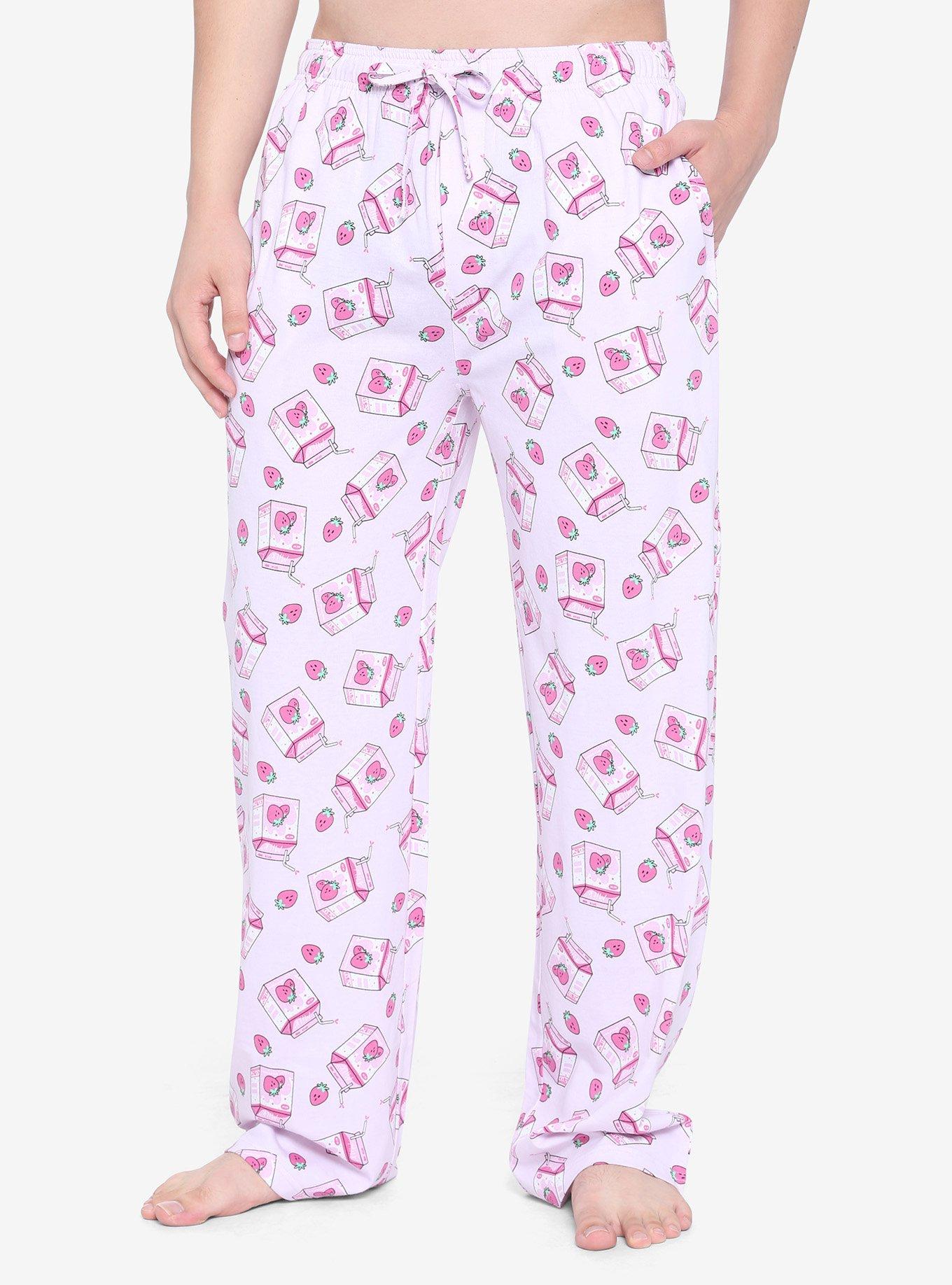 Strawberry Milk Pajama Pants