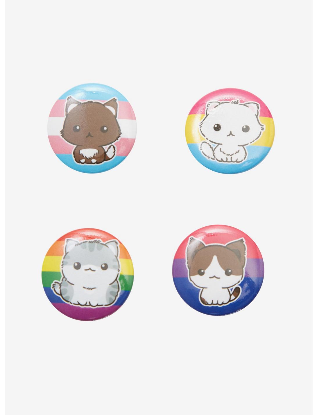 Pride Cats Button Set, , hi-res