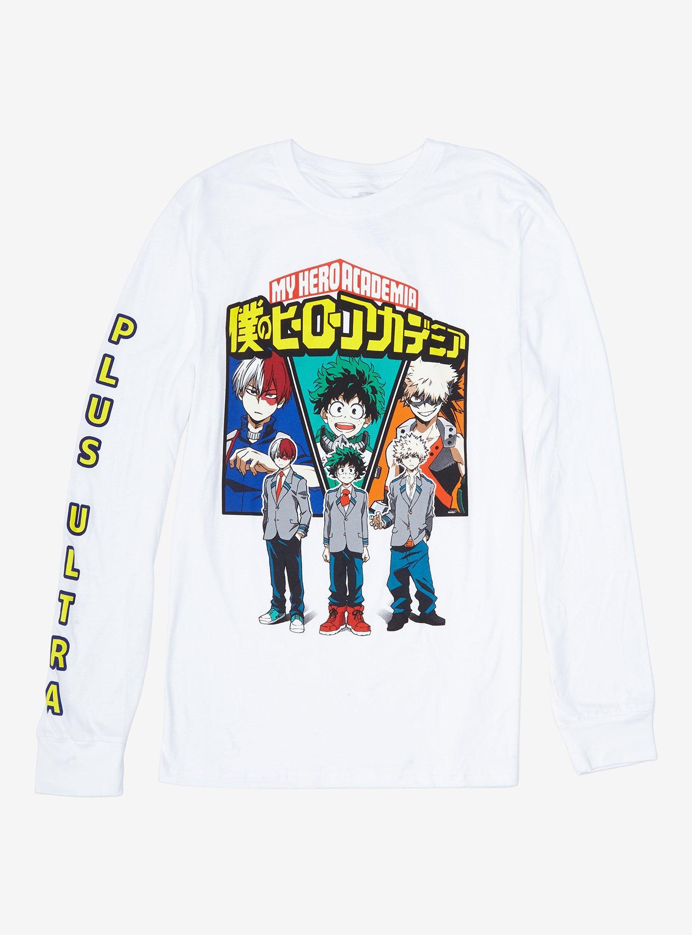 My Hero Academia Students & Heroes Long-Sleeve T-Shirt, MULTI, hi-res